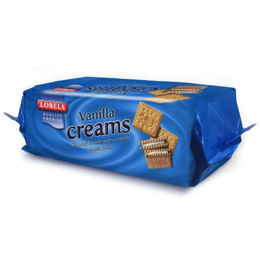 Lobels biscuits vanilla creams 150g