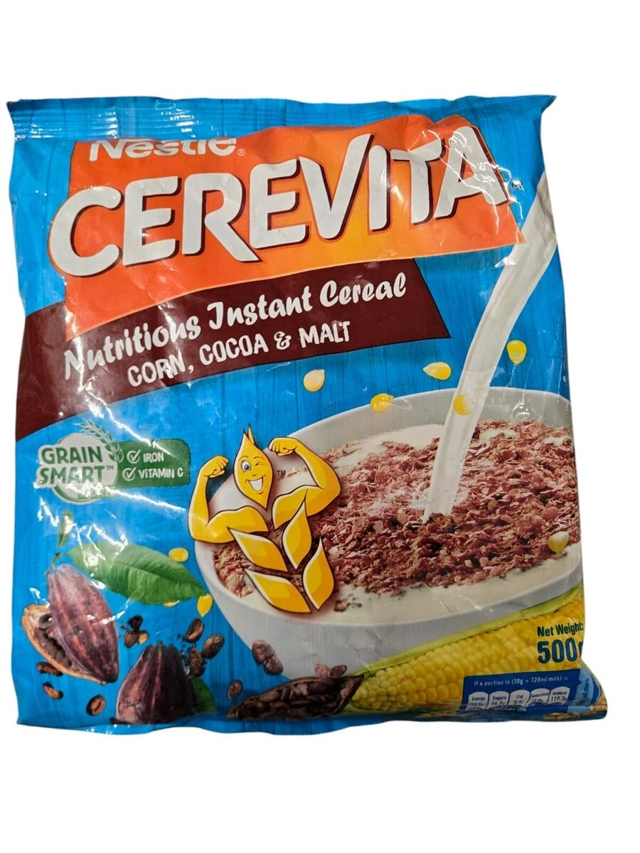 Nestle Cerevita Corn Cocoa & Malt Instant Cereal 500g
