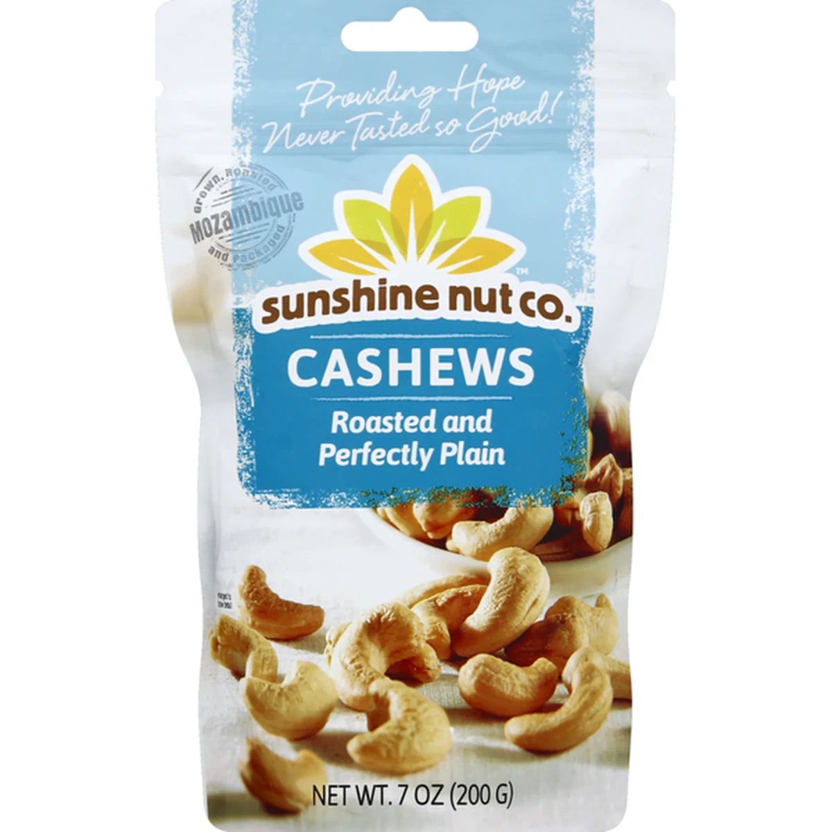 Sunshine Nut Co Cashew Nuts - Plain 200g