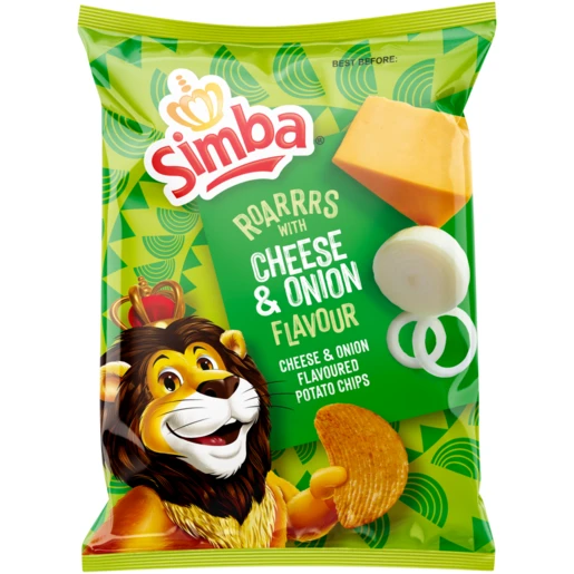 Simba Cheese & Onion Flavoured Potato Chips 120g