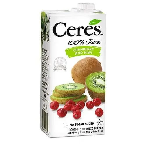 Ceres Cranberry & Kiwi 1L