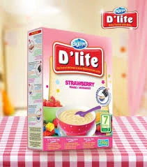 D'Lite Strawberry Baby Cereal 250g
