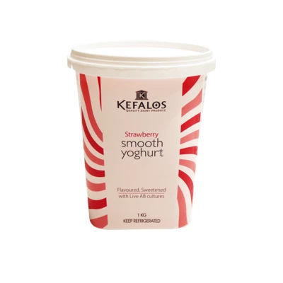 Kefalos yoghurt strawberry 1lt